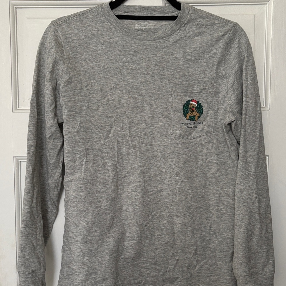 Vineyard Vines Gray Long Sleeve Tee